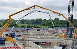 Concrete pump hose testing