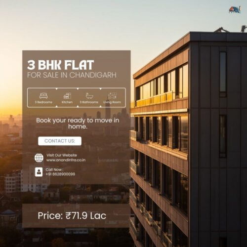 3 BHK FLATS FOR SALE IN CHANDIGARH 0684 (Anand Infra) 3 BHK FLATS FOR SALE IN CHANDIGARH 0684 (Anand Infra)