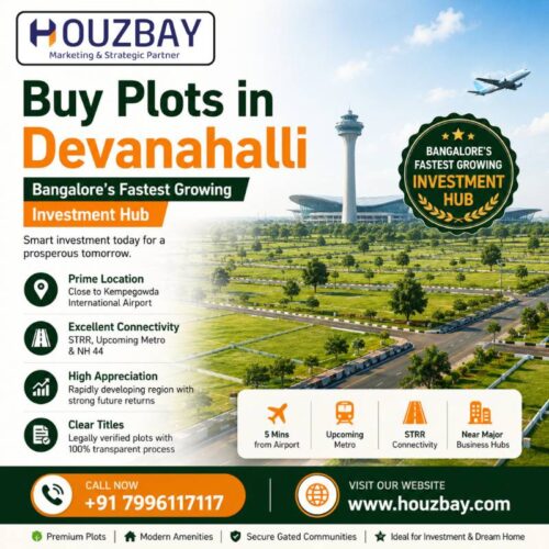 Buy Plots in Devanahalli – Houzbay Bangalore’s Fastest Growing Investment Hub Buy Plots in Devanahalli – Houzbay Bangalore’s Fastest Growing Investment Hub