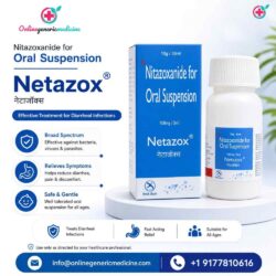 Netazox Oral Suspension (Nitazoxanide) Parasitic and Intestinal Infections by OnlineGenericMedicine