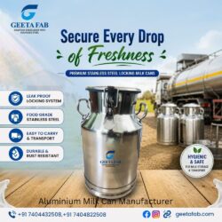 Aluminium Milk Can Manufacturer