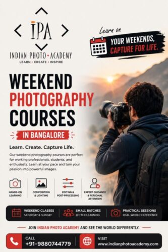 weekend photography courses in Bangalore weekend photography courses in Bangalore