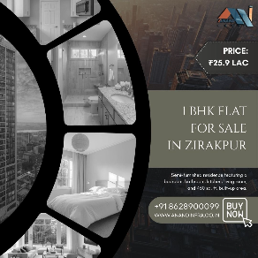 1 BHK flats for sale in Zirakpur(Anand Infra)2471 1 BHK flats for sale in Zirakpur(Anand Infra)2471
