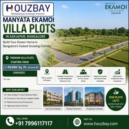 Manyata Ekamoi Villa Plots in Sarjapur Bangalore Luxury Living and Investment Manyata Ekamoi Villa Plots in Sarjapur Bangalore Luxury Living and Investment