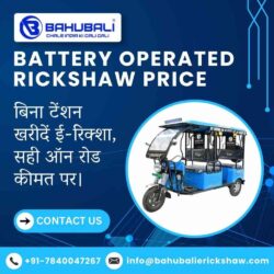 Battery Operated Rickshaw Price