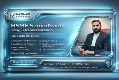 MSME Samadhaan Filing & Representation MSME Samadhaan Filing & Representation