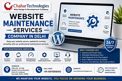 Website Maintenance Services Company in Delhi Website Maintenance Services Company in Delhi