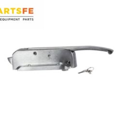 Kason 56CL-6021 Door Latch Body WCylinder Lock & Keys Light Spring Brushed Chrom