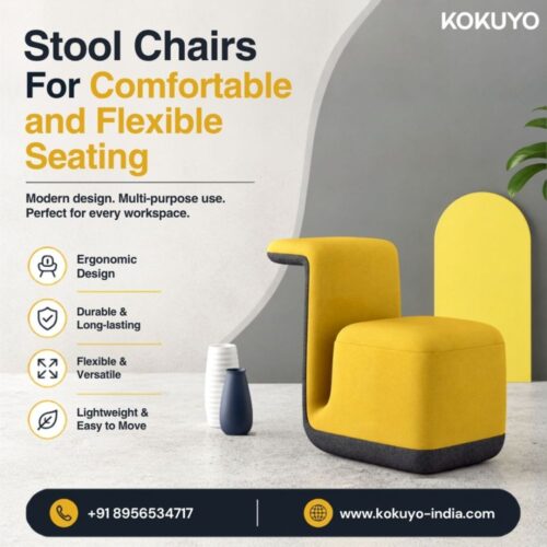 Stool Chairs for Comfortable and Flexible Seating Kokuyo India Stool Chairs for Comfortable and Flexible Seating Kokuyo India