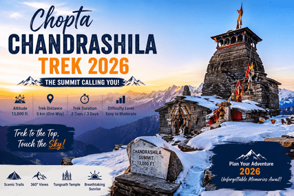 Chopta Chandrashila Trek 2026 Chopta Chandrashila Trek 2026