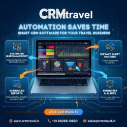 Run your travel business smarter with CRMtravel™ 🚀From lead management to instant query routing