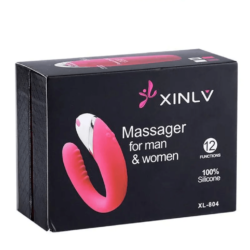 U-Shape-12-Speed-Pink-Dual-Waterproof-Vibrator-EPTGSV-026-Product-Image
