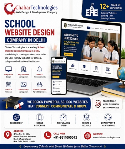 School Website Design Company in Delhi School Website Design Company in Delhi