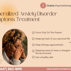 Generalized Anxiety Disorder Symptoms Treatment
