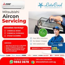 Mitsubishi aircon servicing