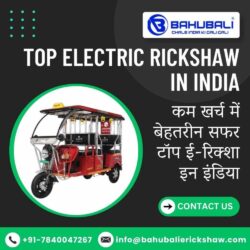 Top Electric Rickshaw In India