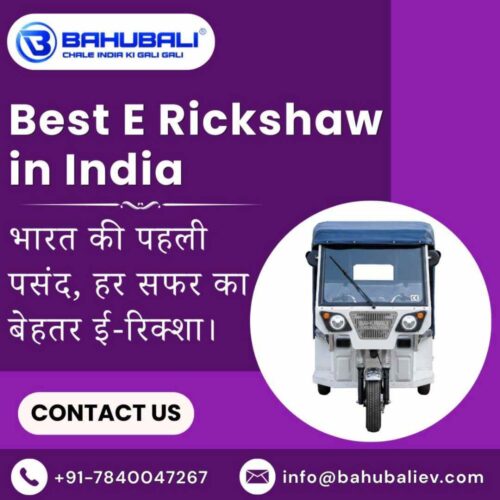 Best E Rickshaw in India Best E Rickshaw in India