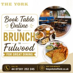 Book Table Online for Brunch in Fulwood for Great Dining