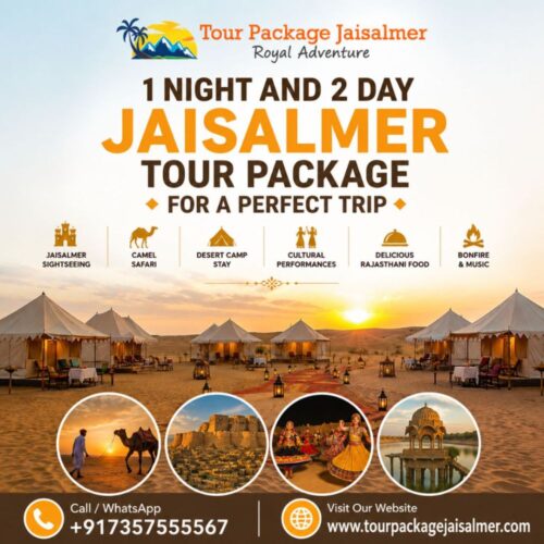 1 Night and 2 Day Jaisalmer Tour Package for a Perfect Trip 1 Night and 2 Day Jaisalmer Tour Package for a Perfect Trip