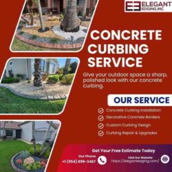 Concrete Lawn Edging Near Port St. Lucie, FL