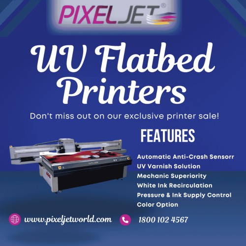UV Flatbed Printers UV Flatbed Printers