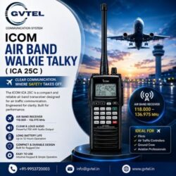 ICOM AIR BAND WALKIE TALKY ( ICA 25C )