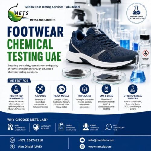 Footwear Chemical Testing UAE Footwear Chemical Testing UAE