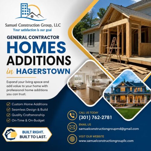 General contractor homes additions in Hagerstown General contractor homes additions in Hagerstown