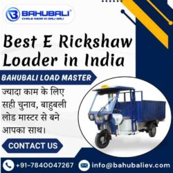 Best E Rickshaw Loader in India
