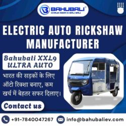 Electric Auto Rickshaw Manufacturer