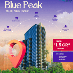 Red and Blue Real Estate Ad Instagram Post (108 x 135 px)