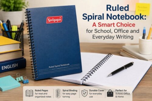 Ruled Spiral Notebook A Smart Choice for School, Office and Everyday Writing Ruled Spiral Notebook A Smart Choice for School, Office and Everyday Writing