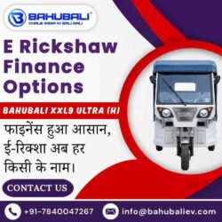 E Rickshaw Finance Options