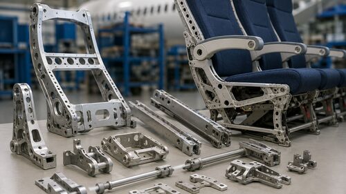 Airplane Seat Frame Parts For Custom Aircraft Seating (1) Airplane Seat Frame Parts For Custom Aircraft Seating (1)