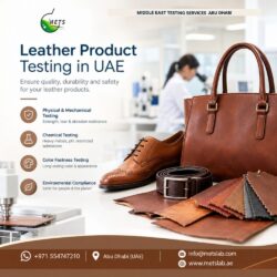 Leather product testing in UAE