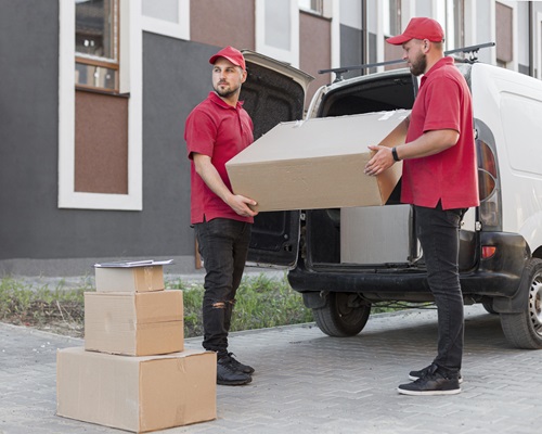 front-view-delivery-men-job-concept front-view-delivery-men-job-concept