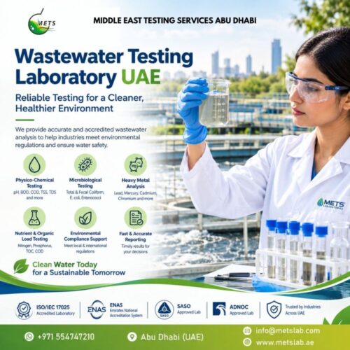 Wastewater Testing Laboratory UAE Wastewater Testing Laboratory UAE