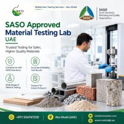 SASO Approved Material Testing Lab UAE
