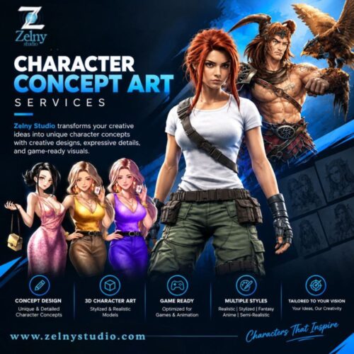 Character Concept Art Services Character Concept Art Services