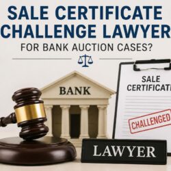 Sale Certificate Challenge Lawyer for Bank Auction Cases