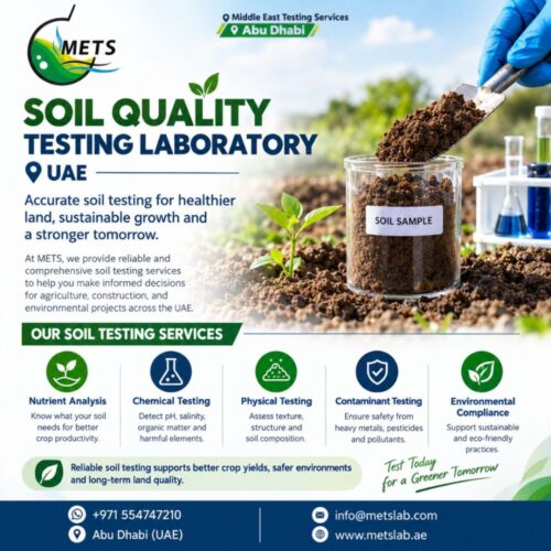 Soil Quality Testing Laboratory UAE Soil Quality Testing Laboratory UAE