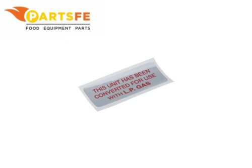 Vulcan Hart 00-421727-00009 Label Natural To Propane Gas Vulcan Hart 00-421727-00009 Label Natural To Propane Gas