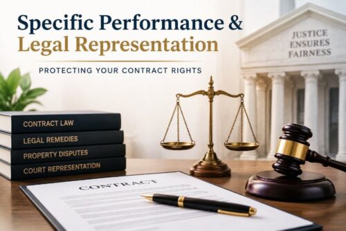 Specific Performance & Legal Representation Specific Performance & Legal Representation