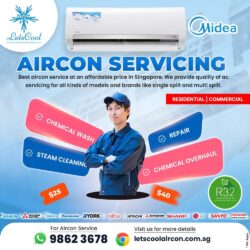 Midea aircon servicing1