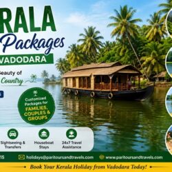 Kerala tour packages from Vadodara