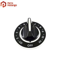 Whirlpool WPY700854 Top Burner Control Knob Black for Range