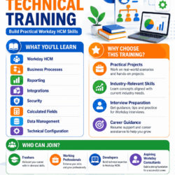 Workday HCM Career Training Infographic