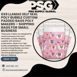 6x9 Llamas Self Seal Poly Bubble Custom Padded Bags Poly Mailers  Shipping Bags for Small Business 1-87kb