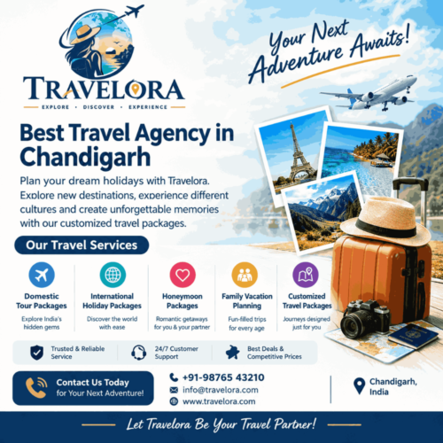 Travelora – Best Travel Agency in Chandigarh for Memorable Holidays (1) Travelora – Best Travel Agency in Chandigarh for Memorable Holidays (1)