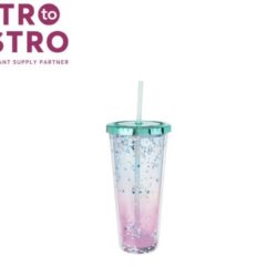 Blush® 842094179084 Mermaid Glitter Drink Tumbler